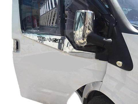 Edging glass Carmos (2 pieces, stainless.) for Ford Transit 2000-2014 - Reelken Auto