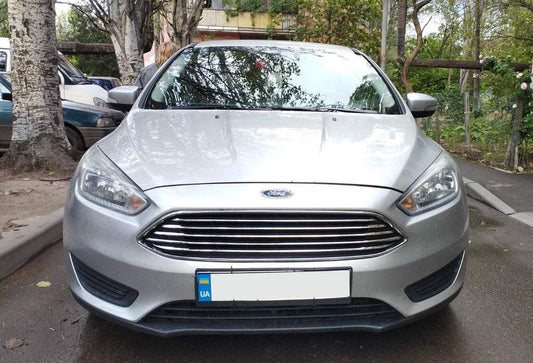 Front grille (Titanium) for Ford Focus III 2011-2017 - Reelken Auto