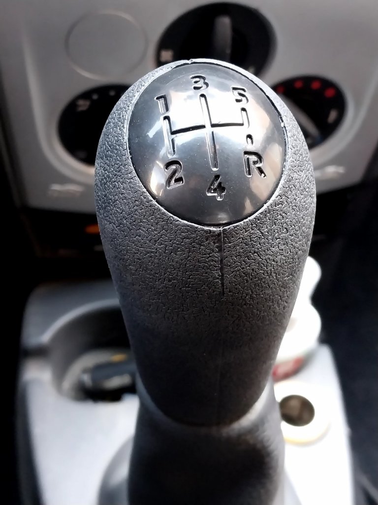 Gear Shift Knob V1 6R040-S (black+black) for Renault Logan I 2005-2008 - image 7