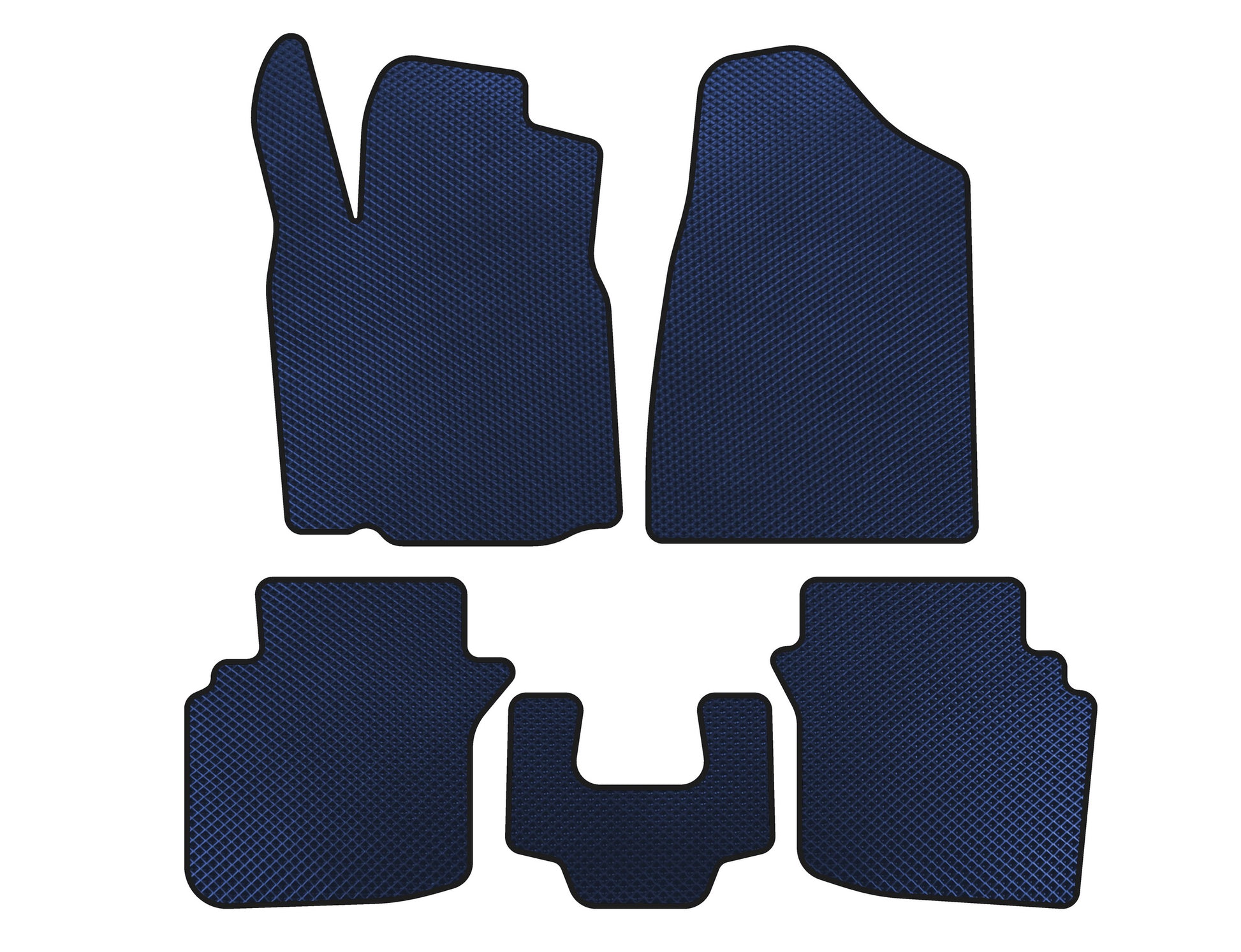EVA Floor Mats (2004-2006, Blue) for Chrysler Sebring II 2001-2006 - image 1