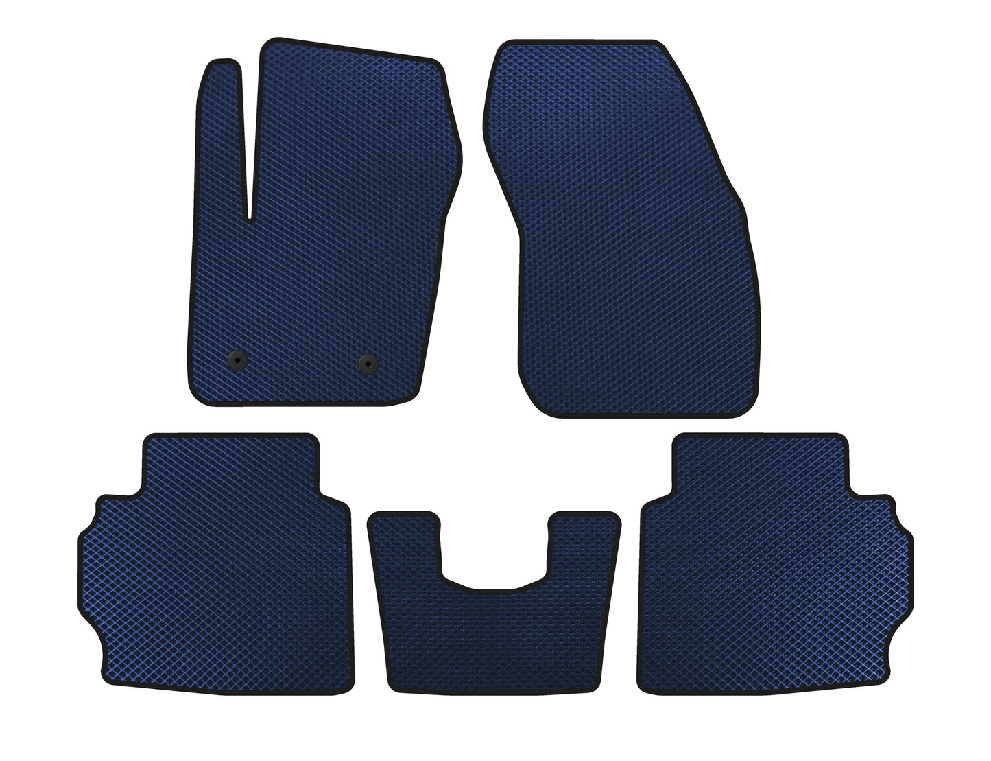EVA Floor Mats (LB, Blue) for Ford Mondeo 2014-2022 - image 1