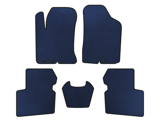 EVA Floor Mats (SD, Blue) for Kia Cerato 2 2010-2013 - image 1