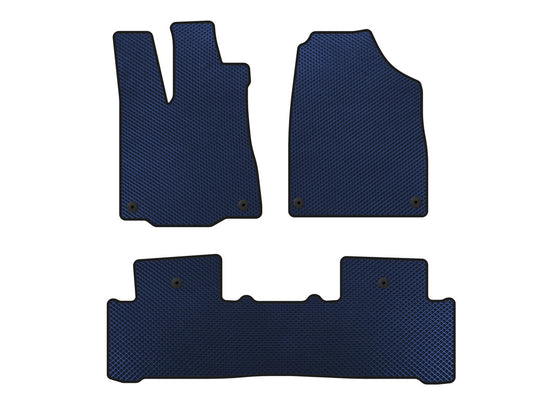 EVA Floor Mats (2 Rows, Blue) for Acura MDX 2013-2020 - image 1
