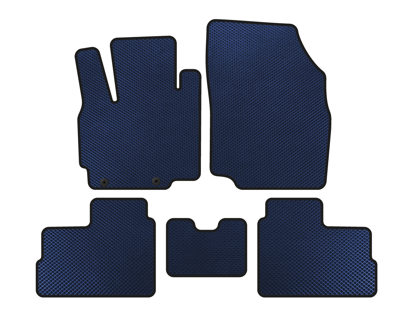 EVA Floor Mats (for Space Star, 2012-2016, HB, Blue) for Mitsubishi Space Star/Mirage 2012- - image 1