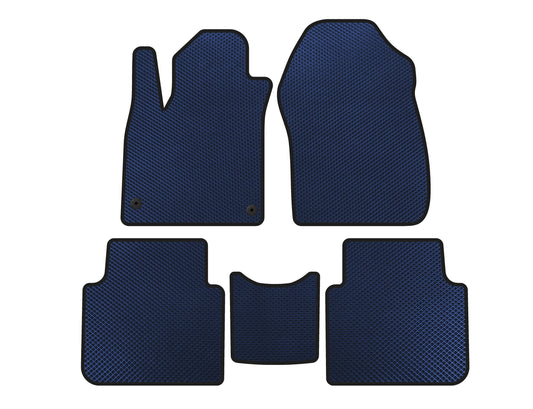 EVA Floor Mats (7-Seater, Blue) for Honda CRV 2017-2022 - image 1