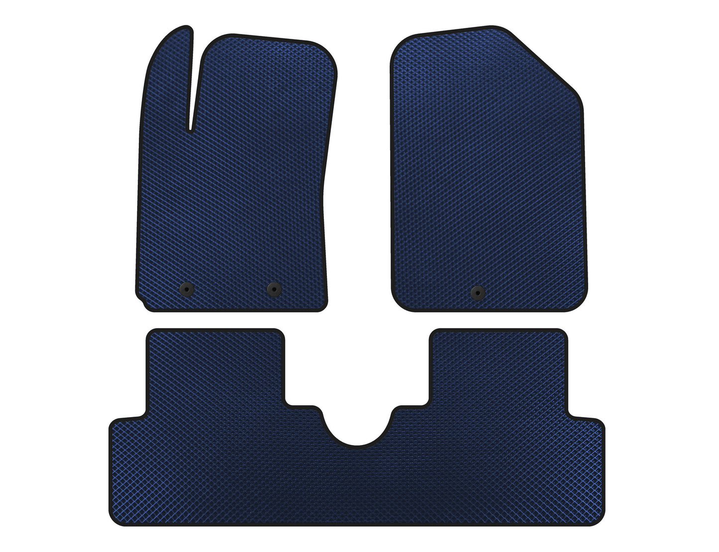 EVA Floor Mats (HB, Blue) for Hyundai I-10 2014-2017 - image 1