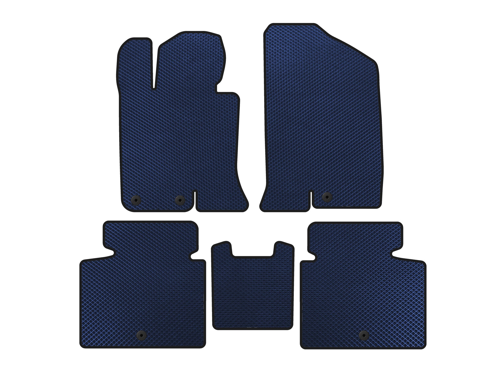 EVA Floor Mats V-2 (SD, Blue) for Kia Optima 2010-2016 - image 1