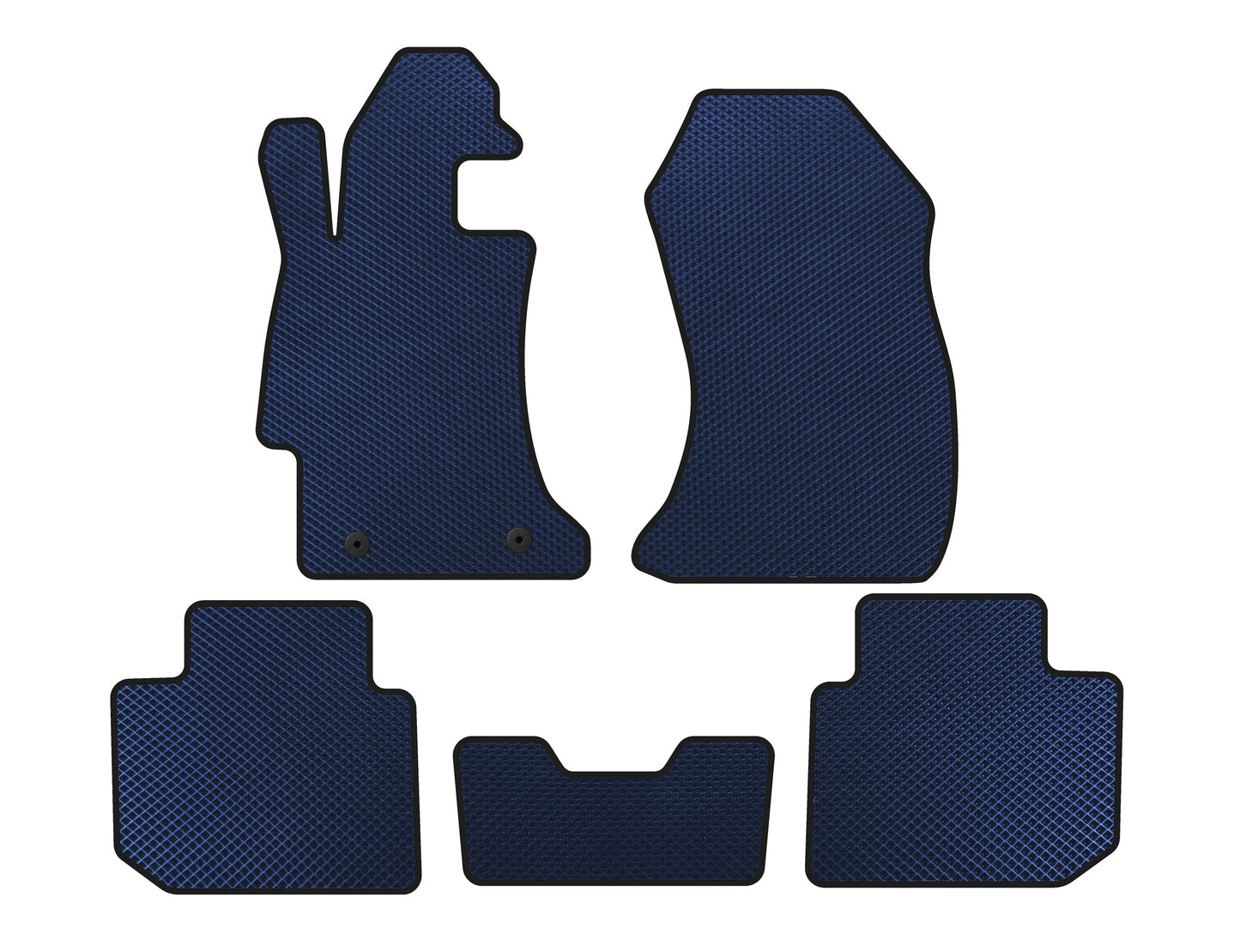 EVA Floor Mats (SD, Blue) for Subaru Impreza 2011-2016 - image 1