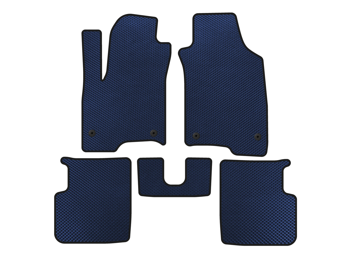 EVA Floor Mats (Blue) for Fiat Panda 2011-2023 - image 1