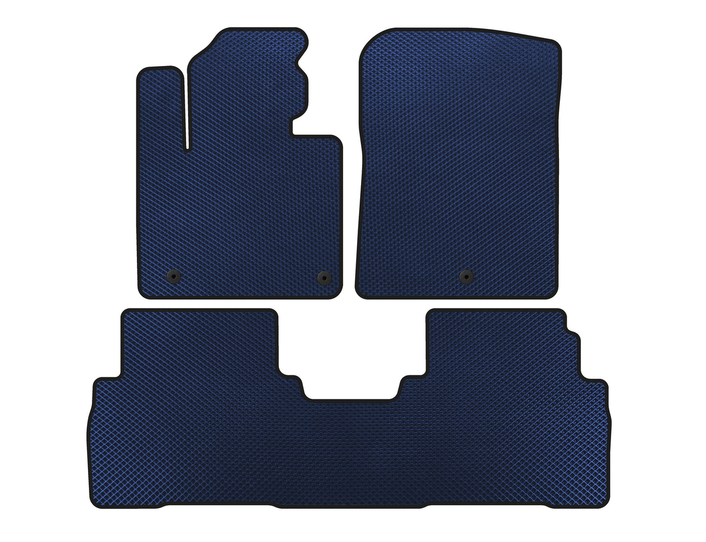 EVA Floor Mats (7-Seater, Blue) for Kia Sorento III UM 2014-2020 - image 1