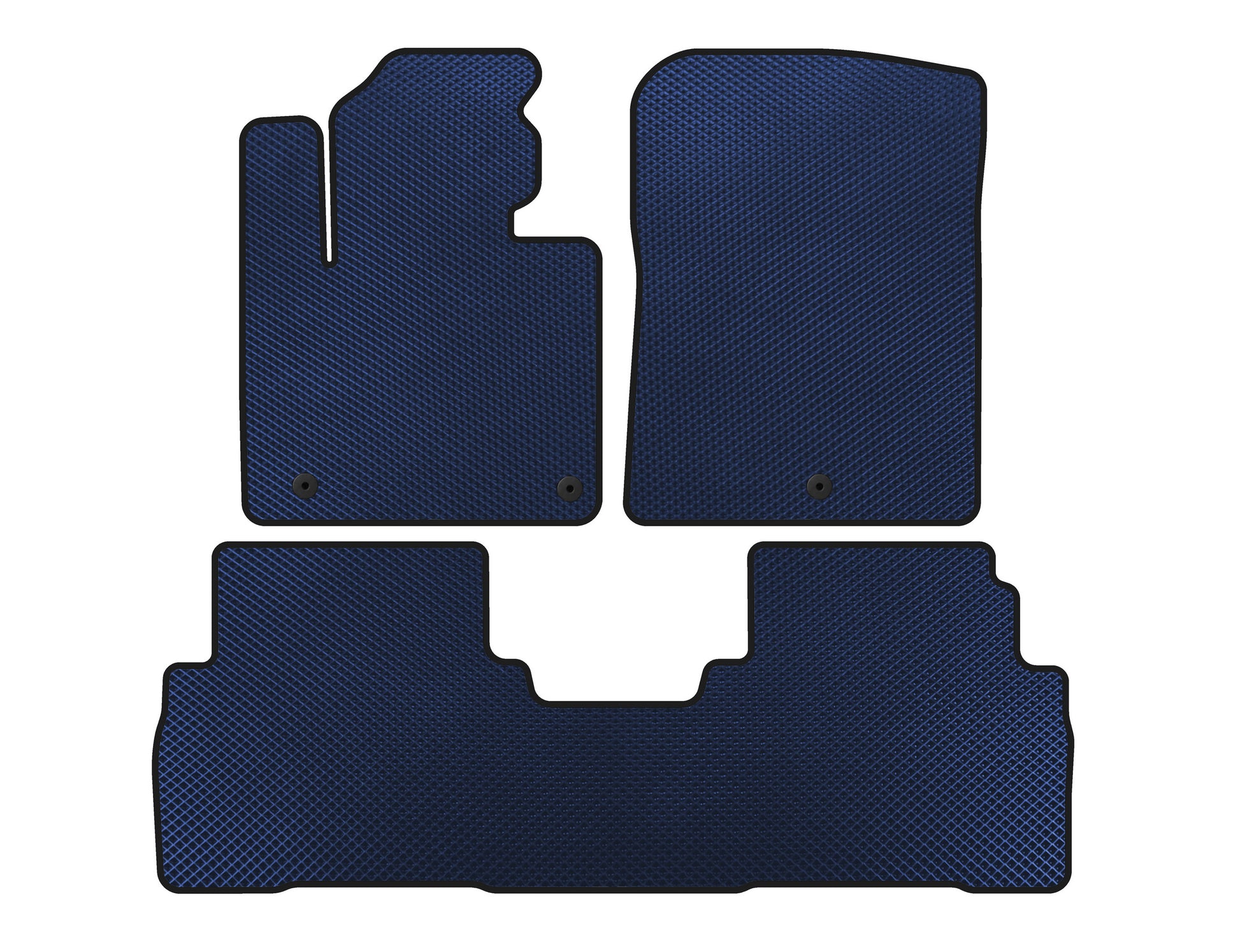 EVA Floor Mats (7-Seater, Blue) for Kia Sorento III UM 2014-2020 - image 1