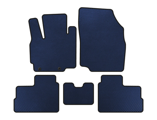 EVA Floor Mats (for Space Star, 2012-2016, HB, Blue) for Mitsubishi Space Star/Mirage 2012- - image 1