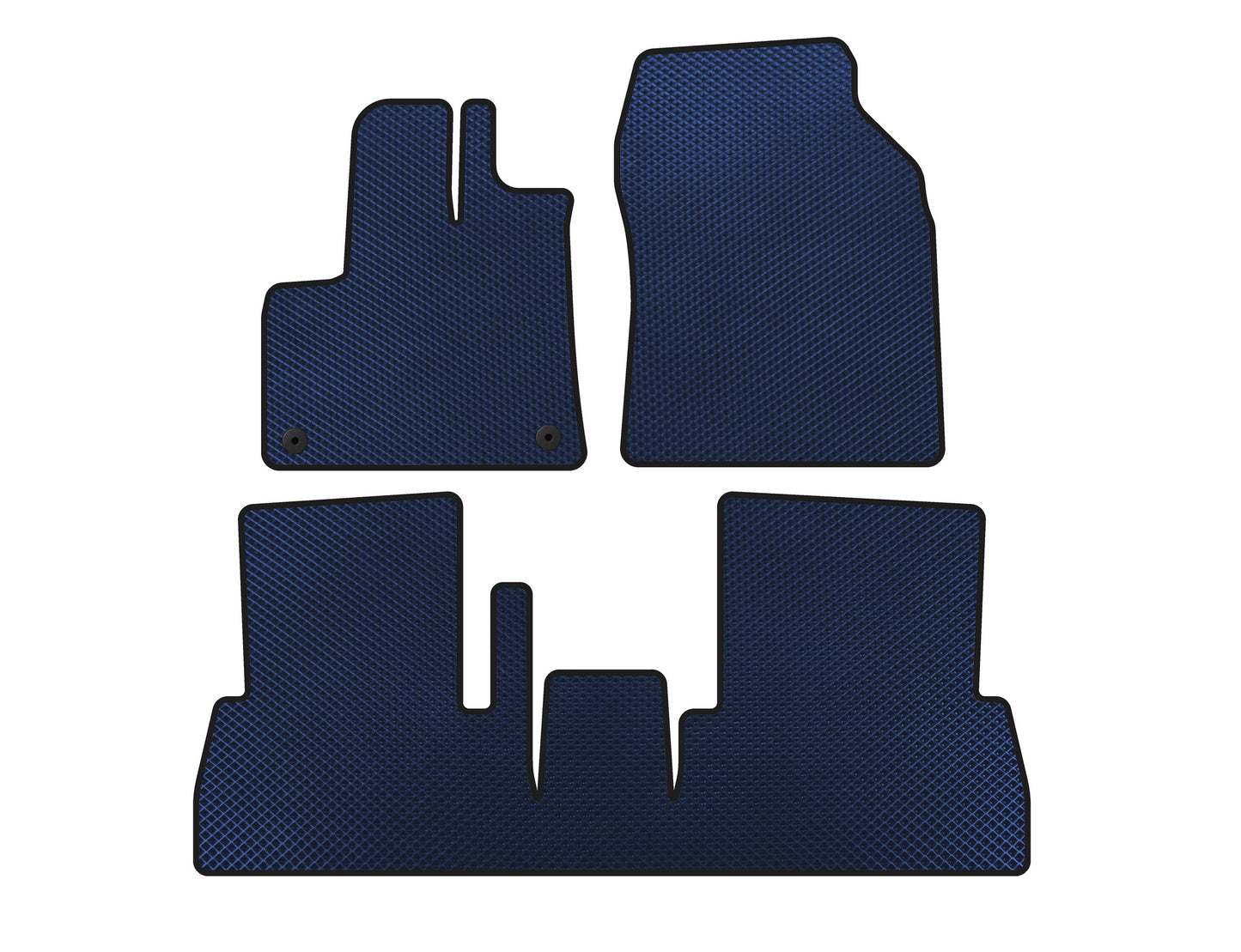 EVA Floor Mats (Manual, Blue) for Citroen Berlingo/Multispace 2019- - image 1