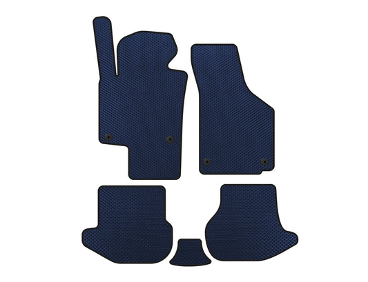 EVA Floor Mats (Blue) for Volkswagen EOS 2006-2011 - image 1