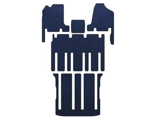 EVA Floor Mats (3 Rows, Blue) for Kia Carnival 2002-2013 - image 1