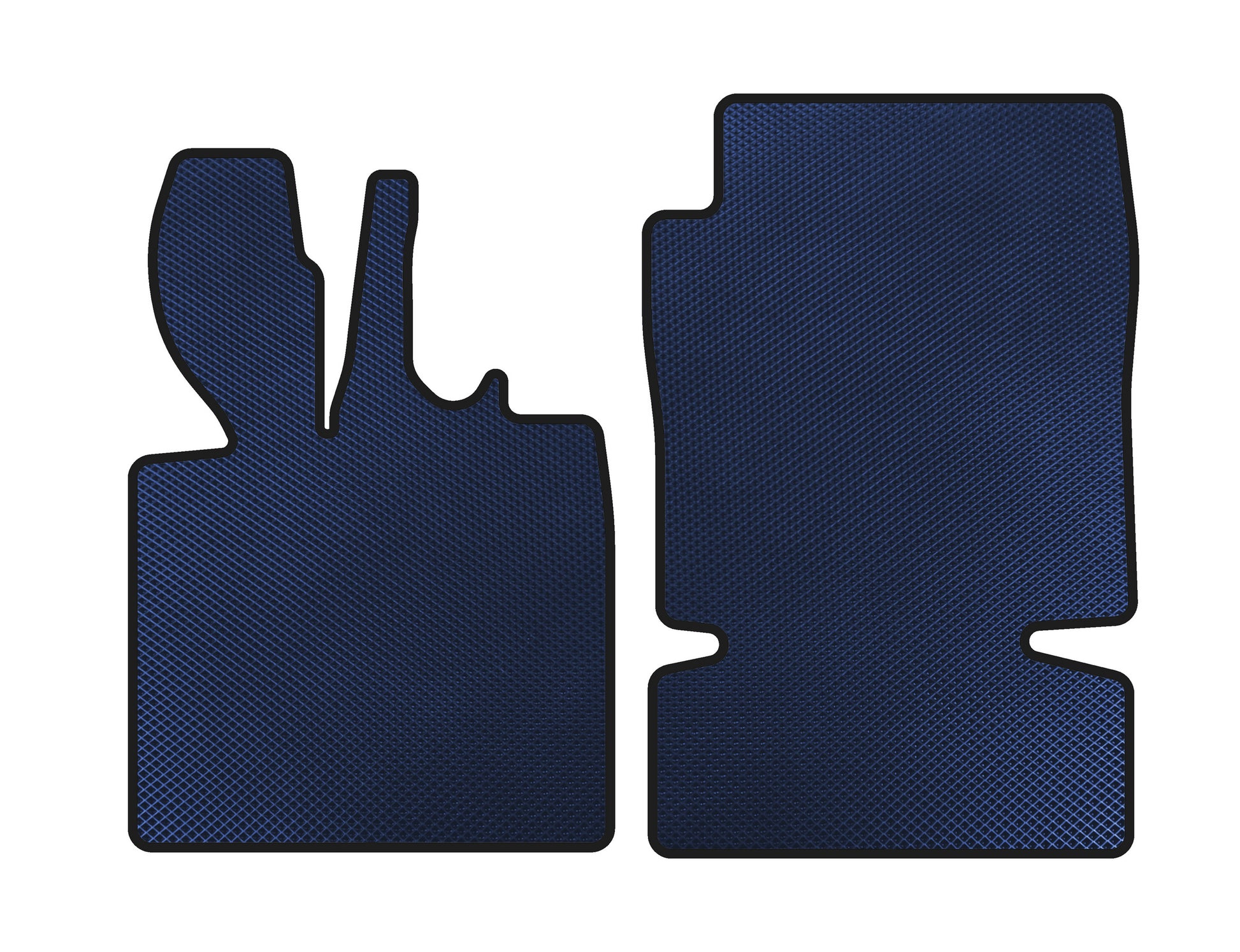 EVA floor mats (2003-2007, Coupe, Blue) for Smart 1998-2007 - image 1