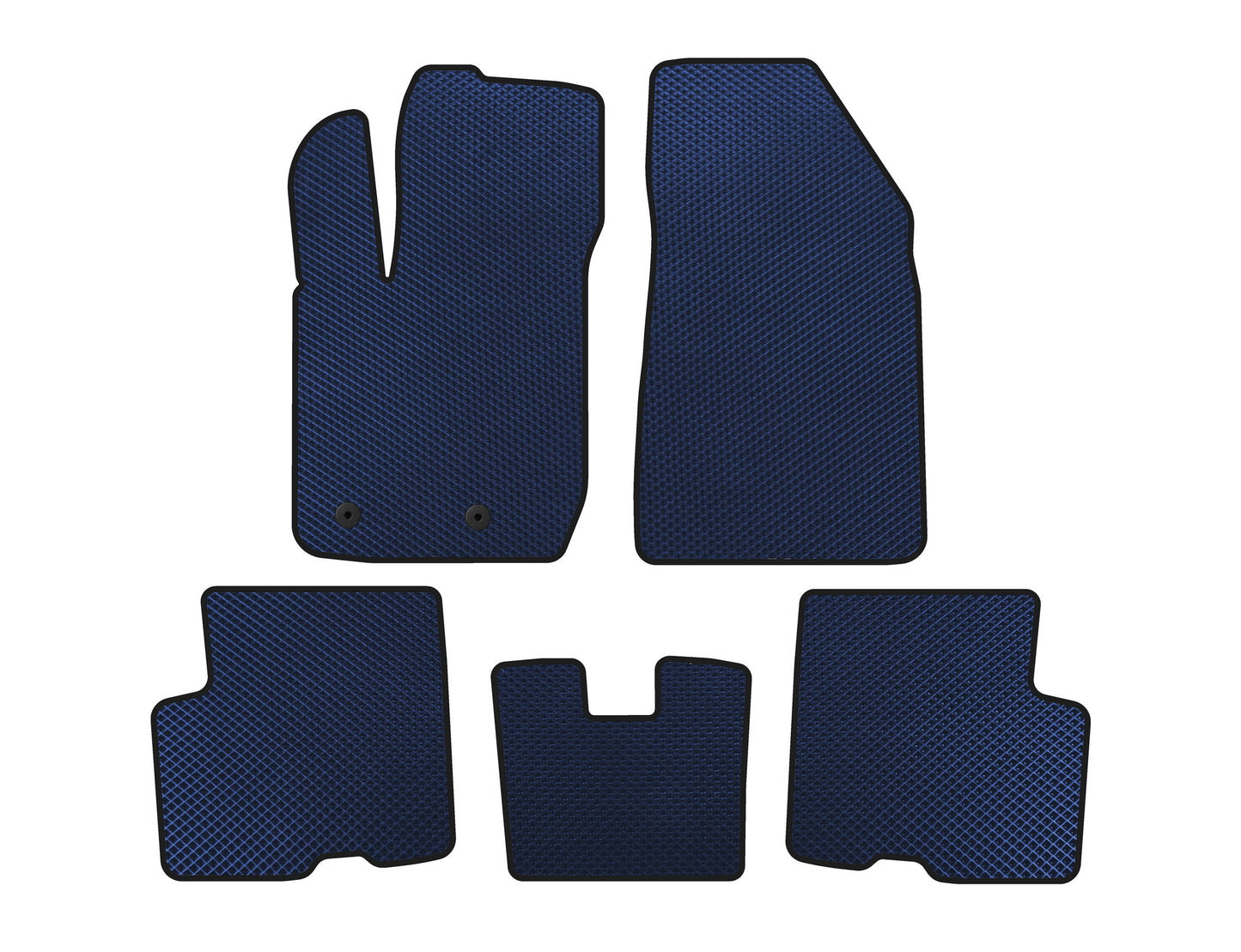 EVA Floor Mats (Front-Wheel Drive, Blue) for Renault Arkana 2019- - image 1