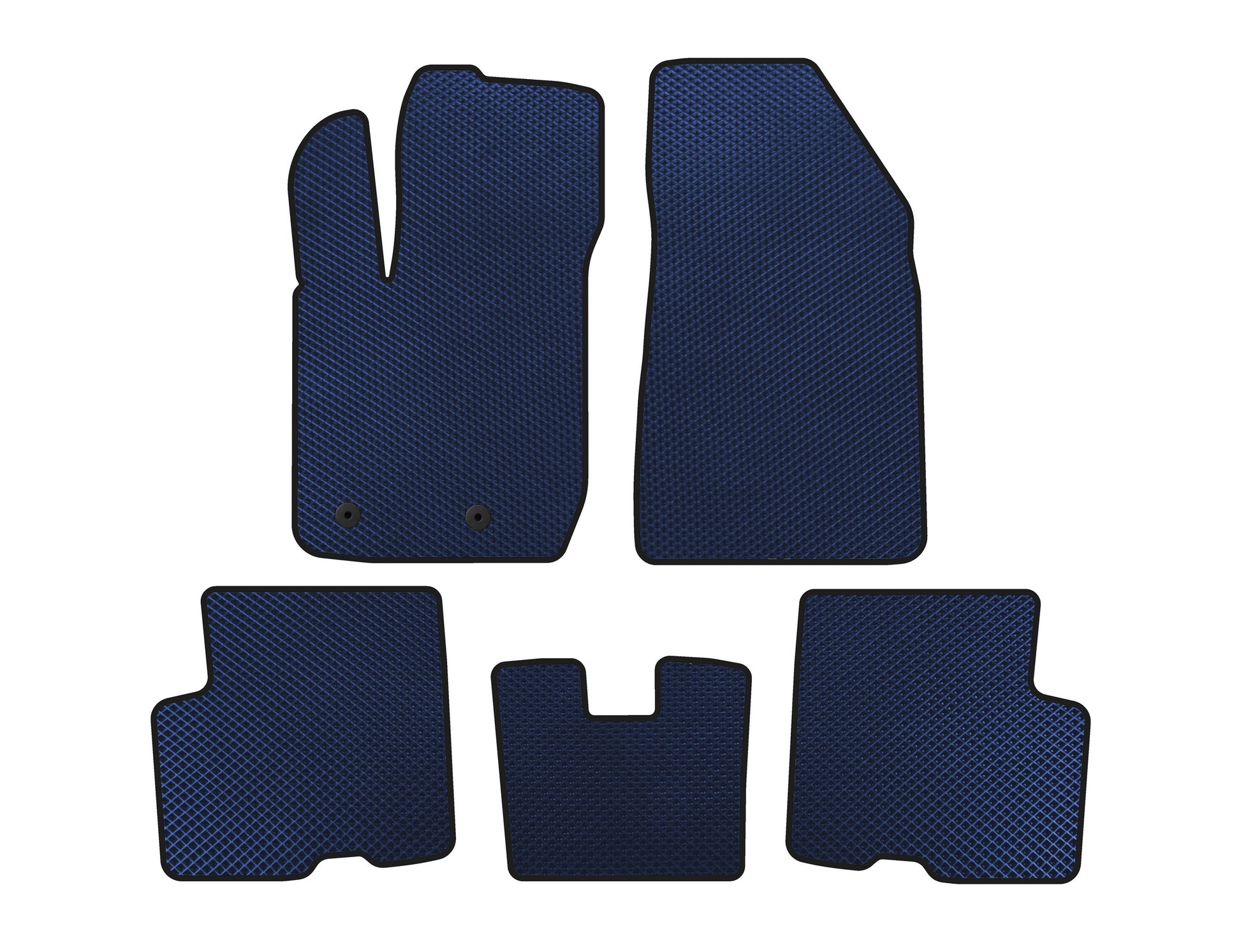 EVA Floor Mats (Front-Wheel Drive, Blue) for Renault Arkana 2019- - image 1