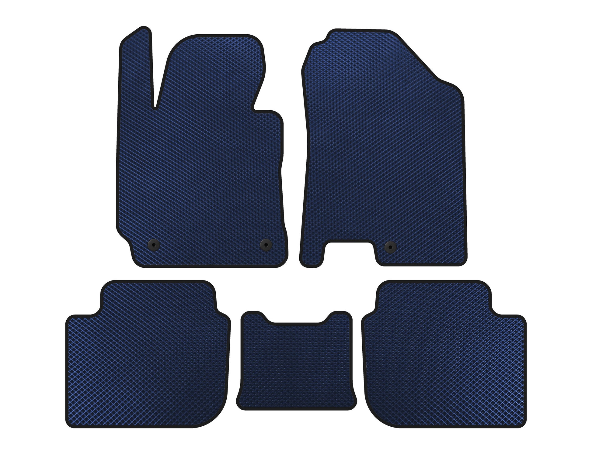 EVA Floor Mats (SD, Blue) for Kia Cerato 3 2013-2018 - image 1