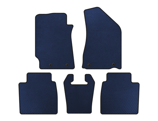 EVA Floor Mats (SD, Blue) for Geely Emgrand EC8 - image 1