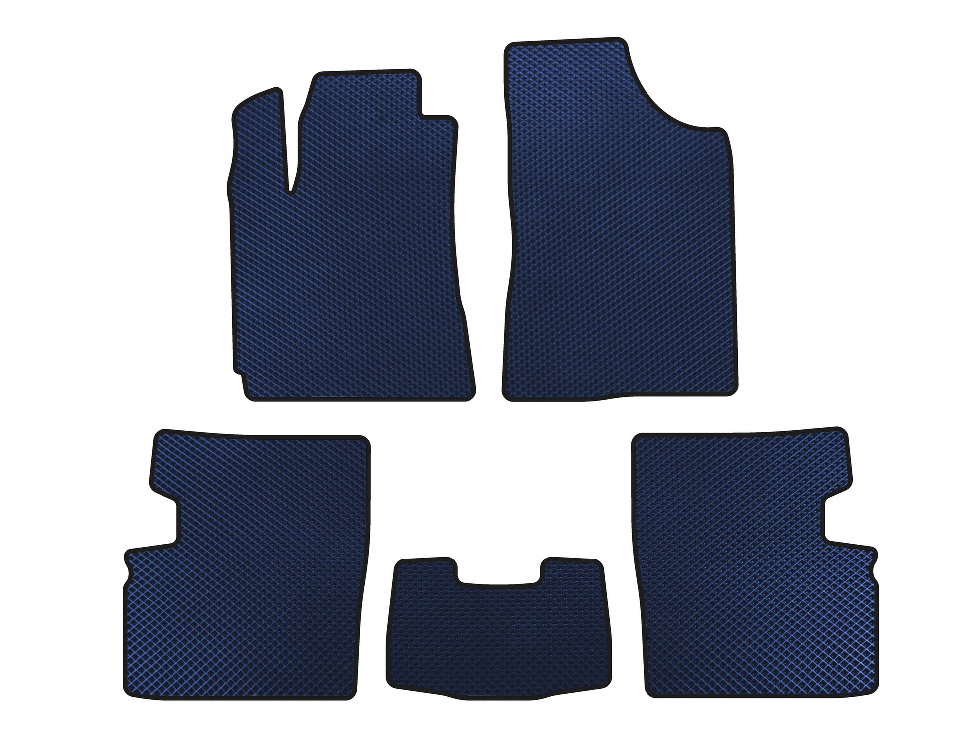 EVA Floor Mats (2009-2014, HB, 5-Door, Blue) for Geely Emgrand EC7 2009- - image 1