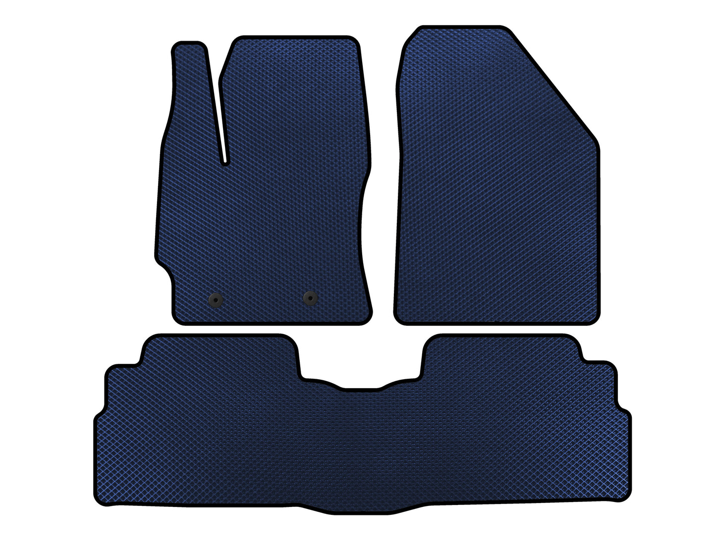 EVA Floor Mats (2 Rows, 7-Seater, Blue) for Toyota Verso 2009–2018 - image 1