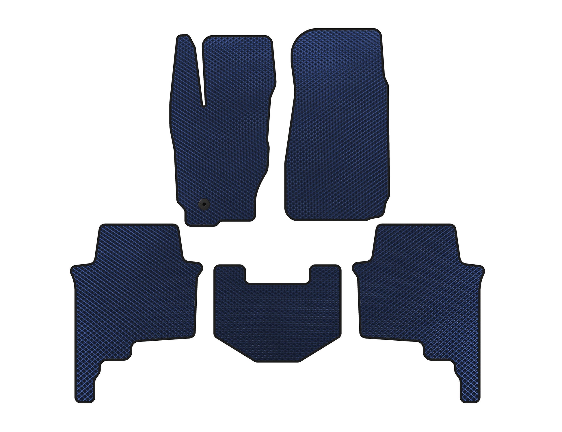 EVA Floor Mats (Blue) for Jeep Commander 2005-2010 - image 1