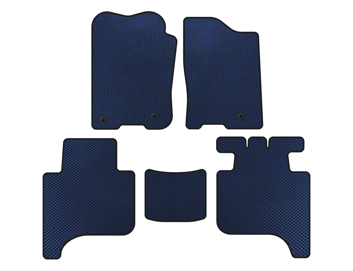 EVA floor mats (2 rows, 2004-2008, Blue) for Infiniti QX56 2004-2010 - image 1