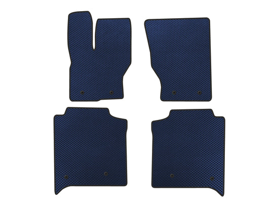 EVA Floor Mats (Long, Rear Row with Console, Blue) for Range Rover IV L405 2013-2021 - image 1