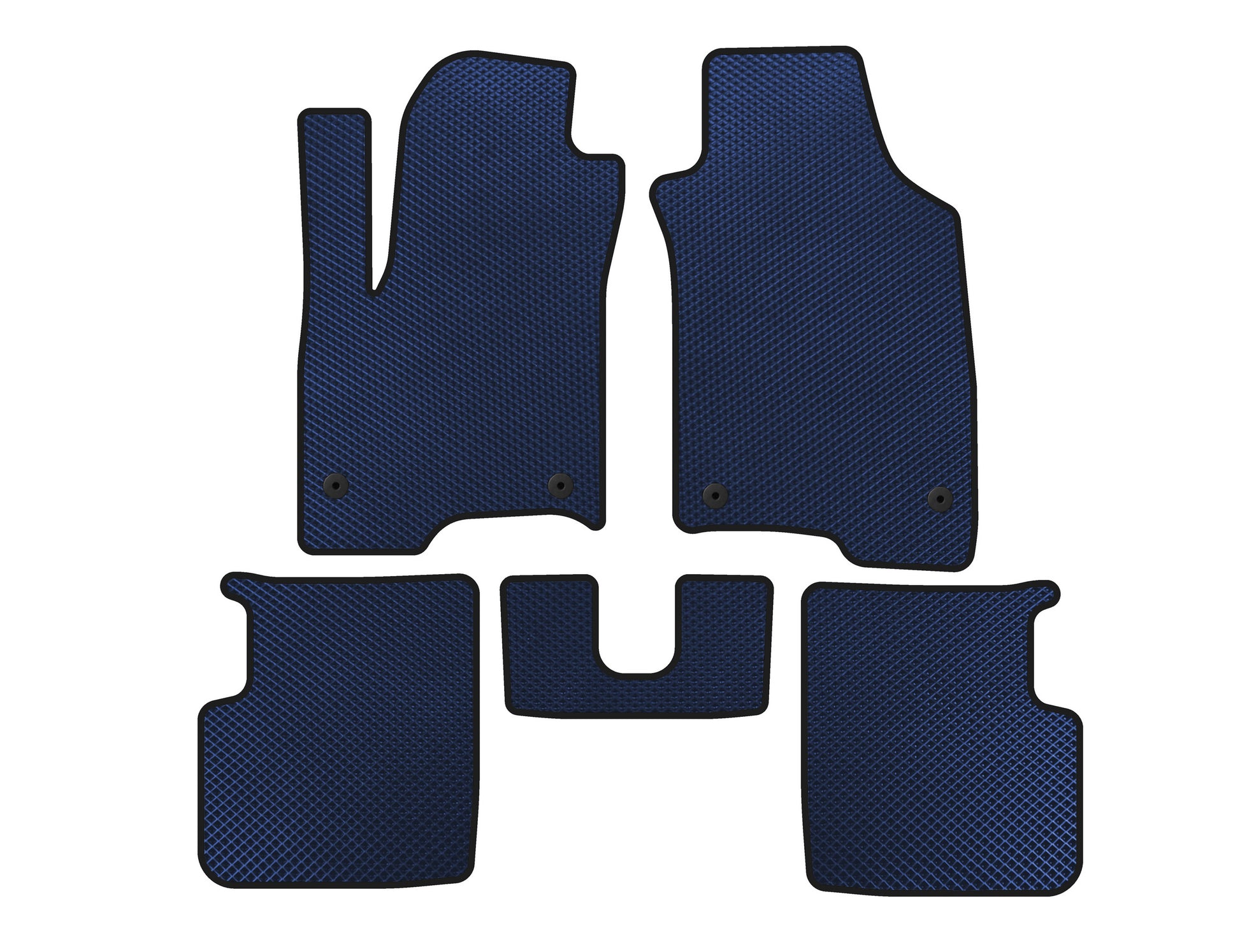 EVA Floor Mats (Blue) for Fiat Panda 2011-2023 - image 1