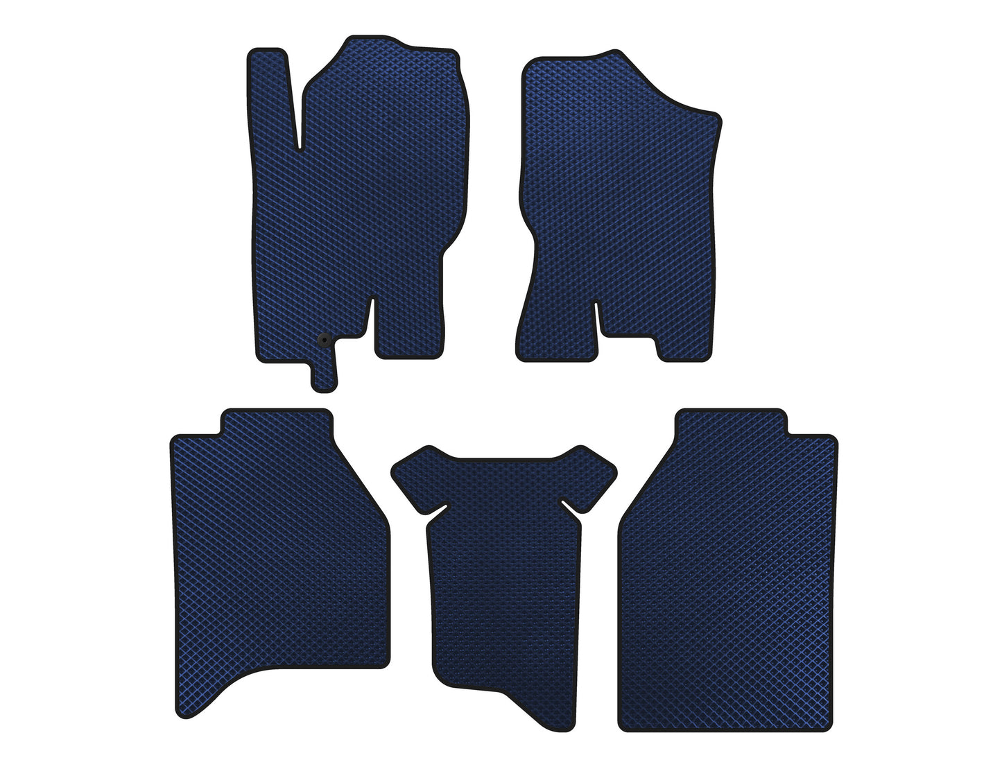 EVA Floor Mats (Blue) for Nissan Navara 2006-2015 - image 1