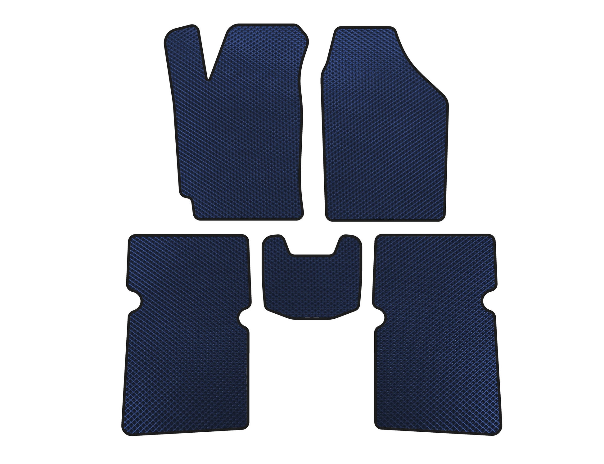 EVA Floor Mats (SD, Blue) for JAC J5 2011-2019 - image 1