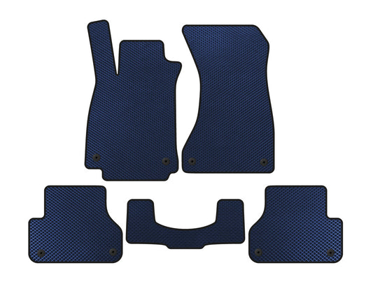 EVA floor mats V1 (Sedan, Blue) for Audi A5 2016-2025 - image 1