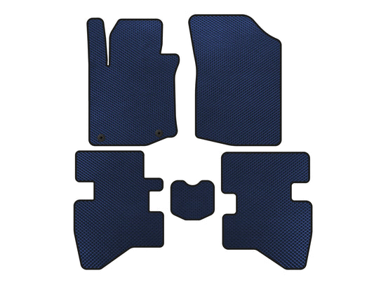EVA Floor Mats (HB, Blue) for Citroen C-1 2005-2014 - image 1