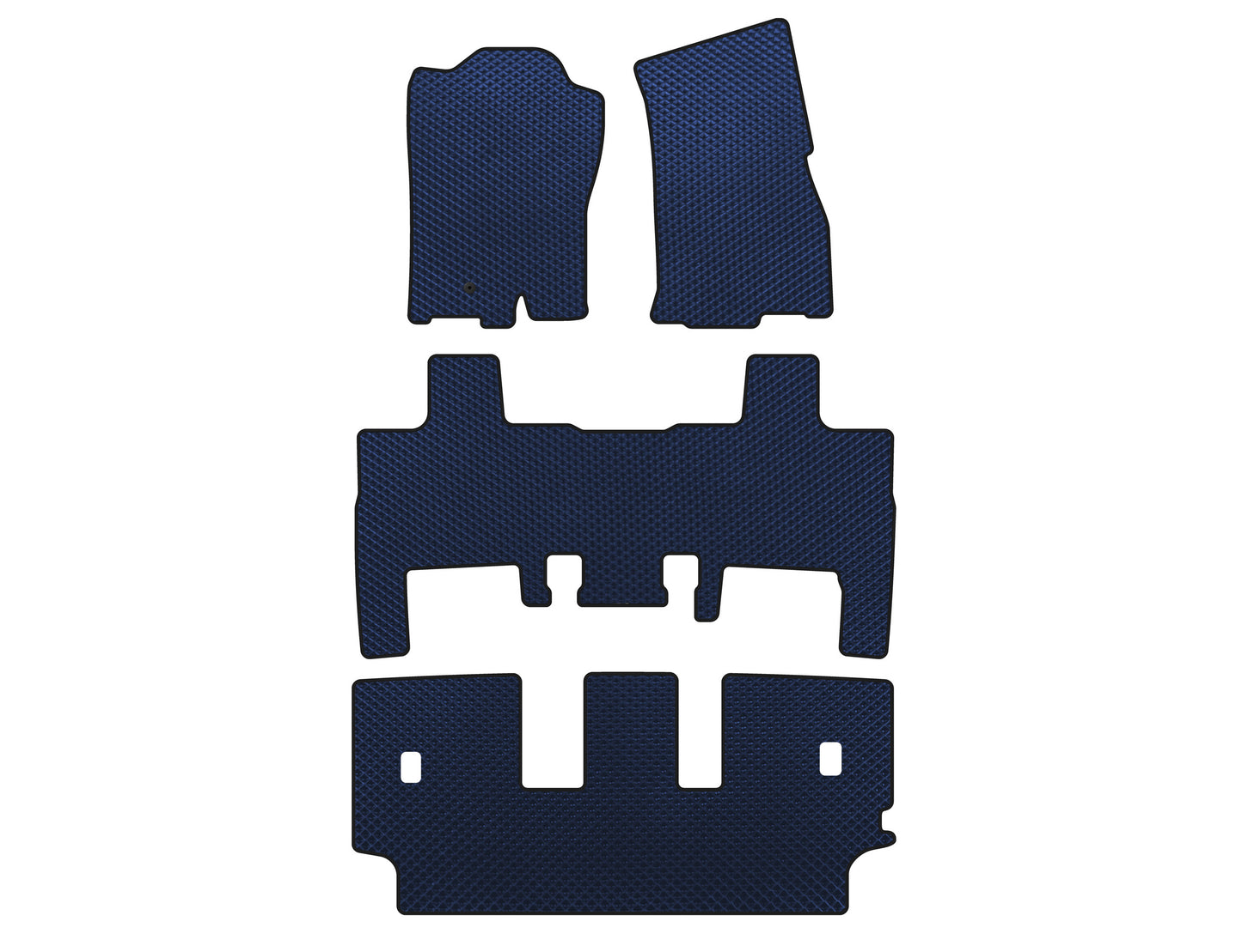 EVA Floor Mats (2007-2014, Blue) for Ford Expedition 2007-2017 - image 1