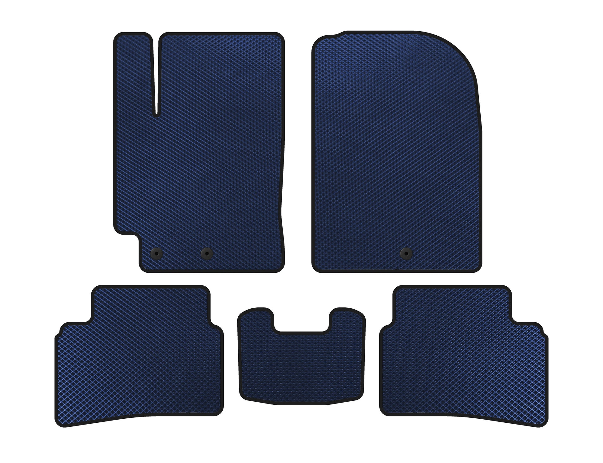 EVA Floor Mats (2019+, Blue) for Kia Stonic 2017- - image 1