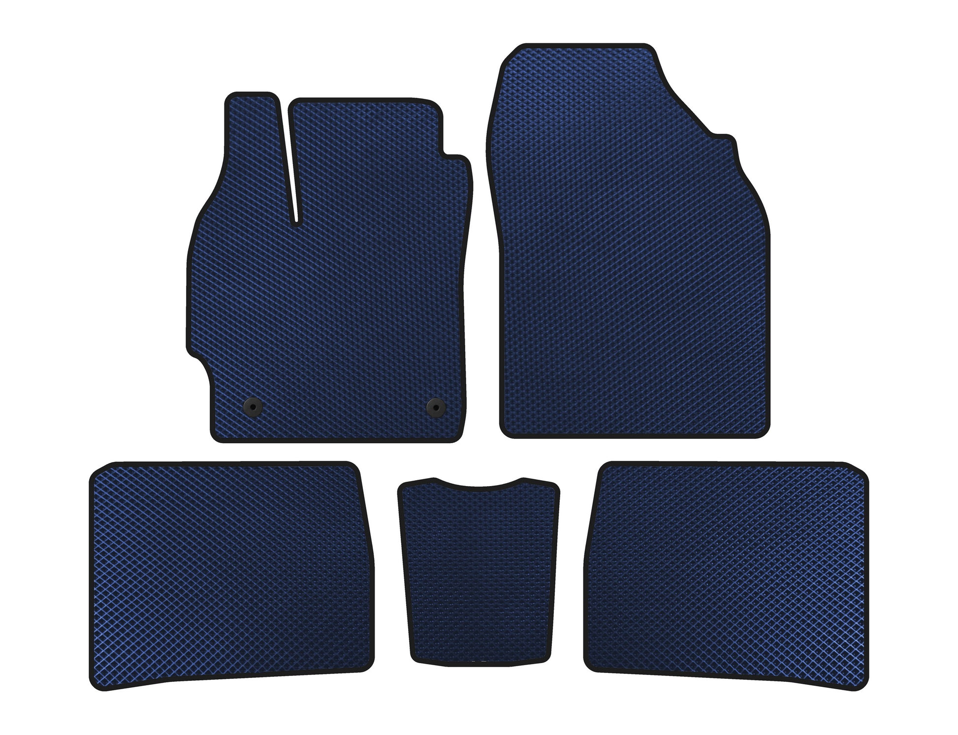 EVA Floor Mats (LB, Blue) for Toyota Prius 2009-2015 - image 1