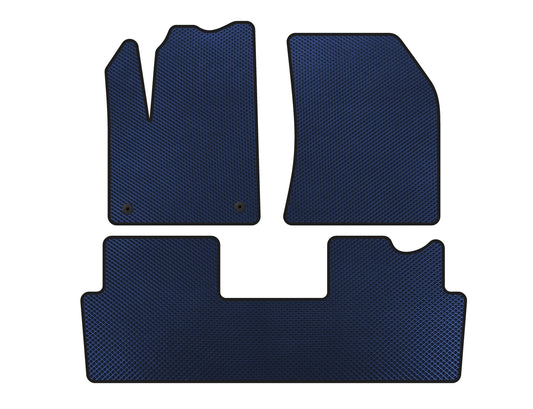 EVA Floor Mats (2018+, Blue) for Citroen DS-7 2017- - image 1