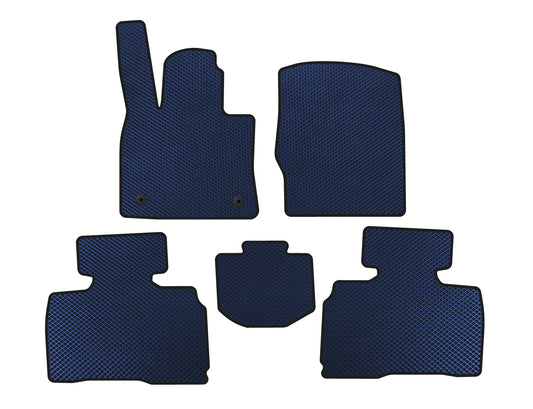 EVA Floor Mats (2 Rows, 7-Seater, Blue) for Ford Explorer 2019- - image 1