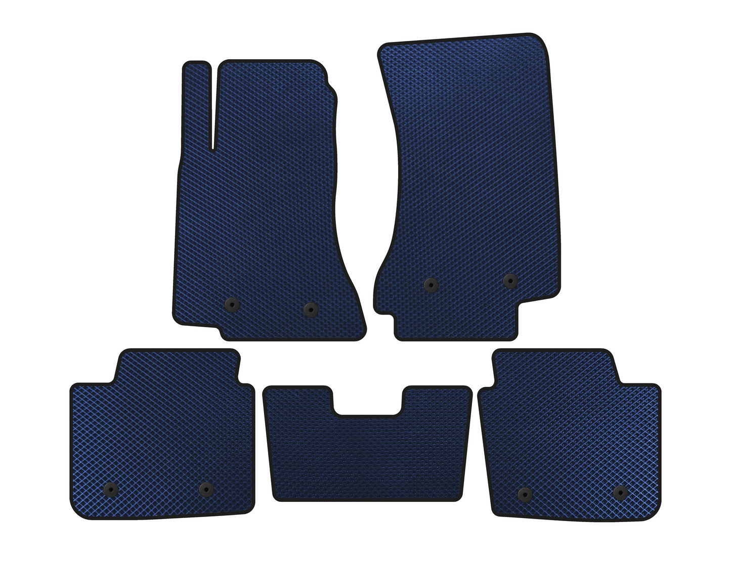EVA Floor Mats (SD, Blue) for Opel Omega B 1994-2003 - image 1