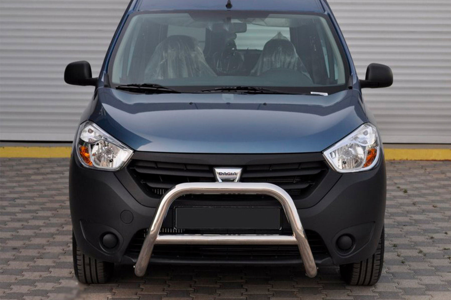 Bull Bar WT006 (Stainless Steel) for Dacia Dokker 2013-2022 - image 1