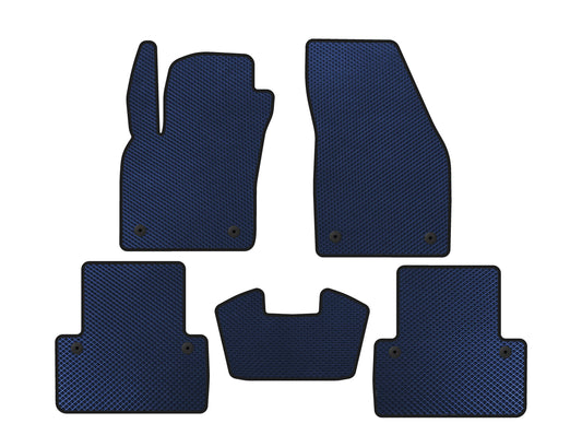 EVA Floor Mats (2007-2012, SW, Blue) for Volvo V50 2004-2012 - image 1