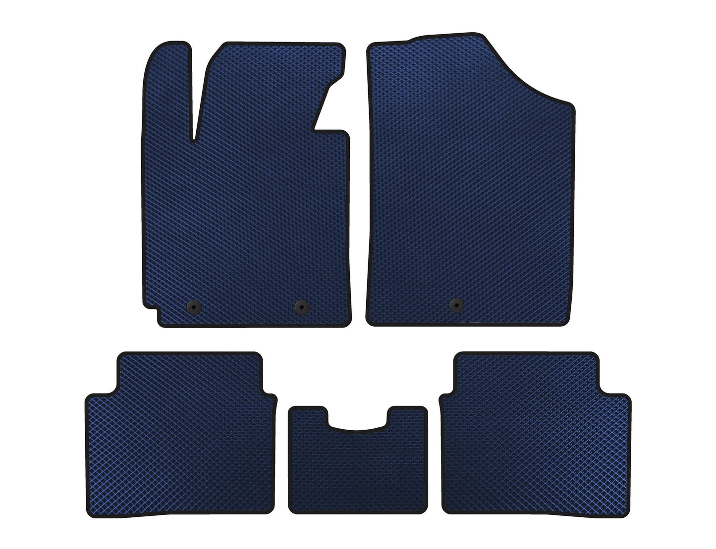 EVA Floor Mats (Blue) for Hyundai Veloster 2011-2017 - image 1