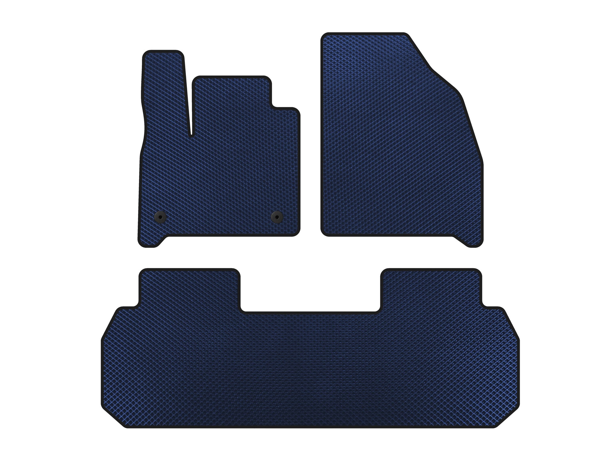 EVA Floor Mats (2 Rows, Blue) for Chevrolet Traverse 2017- - image 1