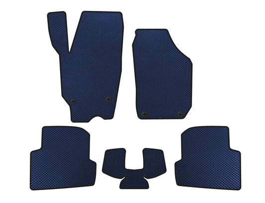 EVA Floor Mats (2010-2014, SW, Blue) for Skoda Fabia 2007-2014 - image 1