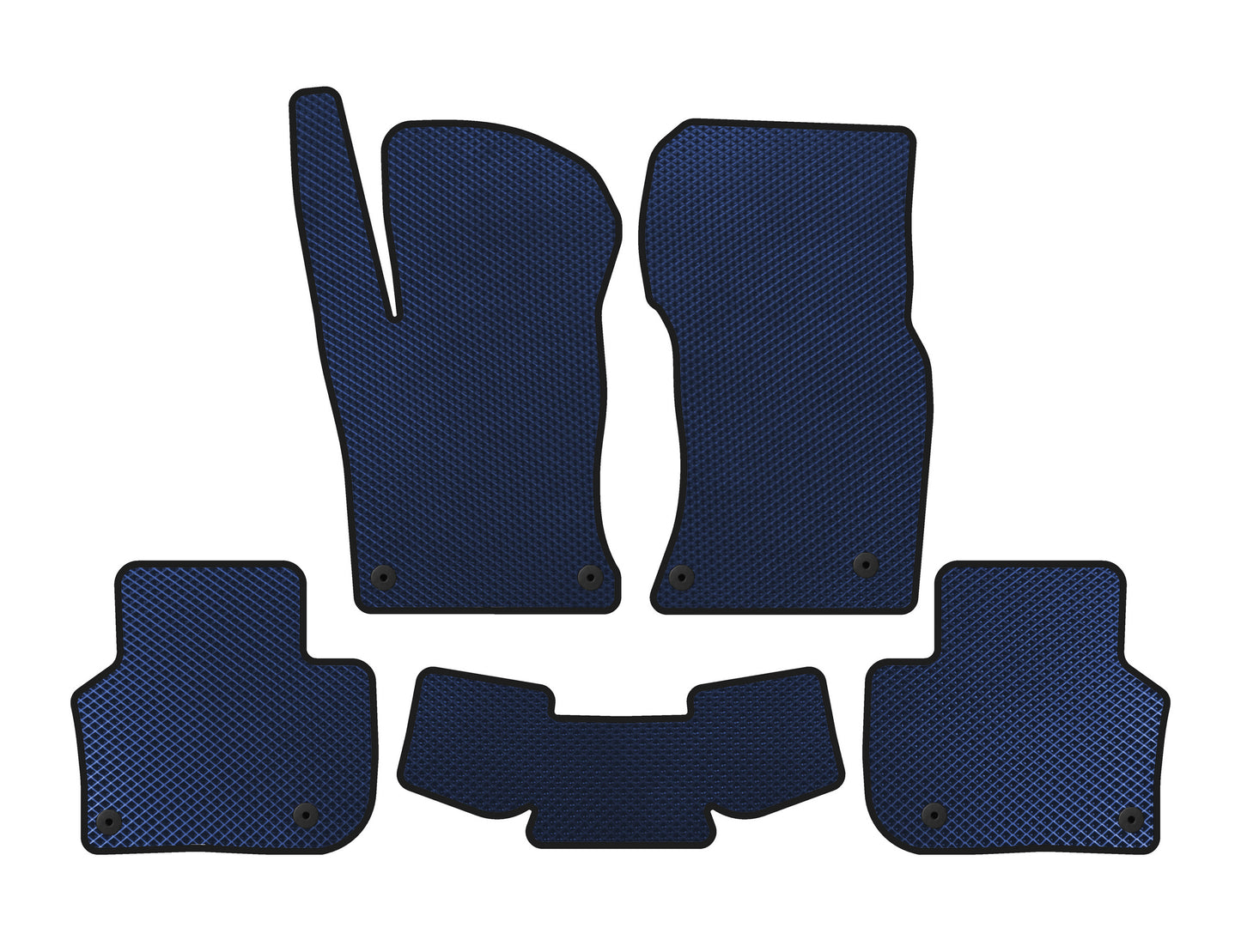 EVA Floor Mats (Blue) for Jaguar XF 2016- - image 1