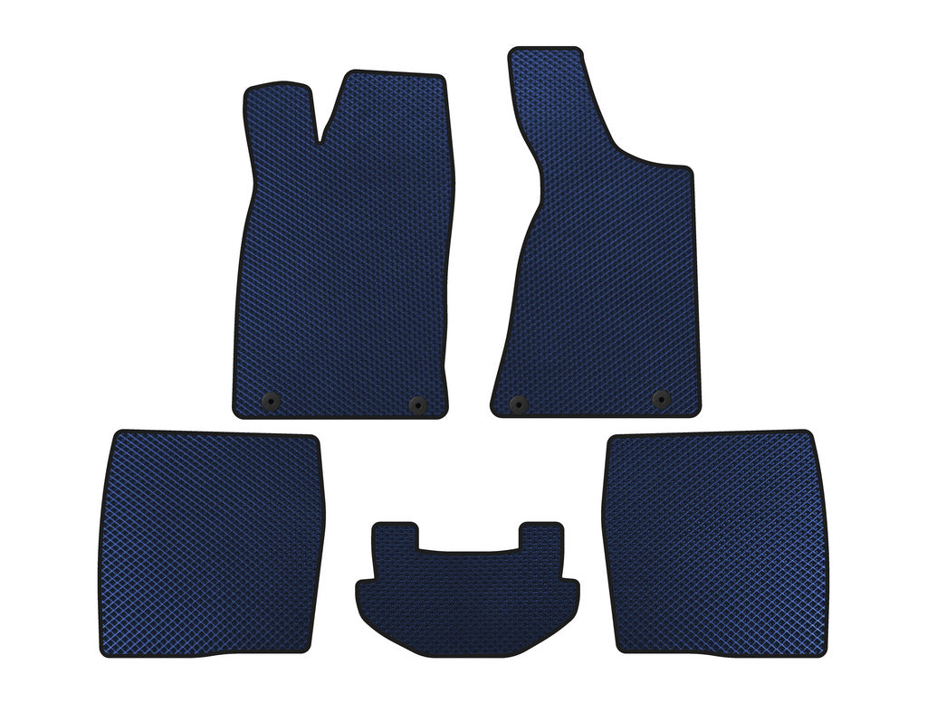 EVA Floor Mats (1987-1991, SD, Blue) for Audi 80/90 1987-1996 - image 1
