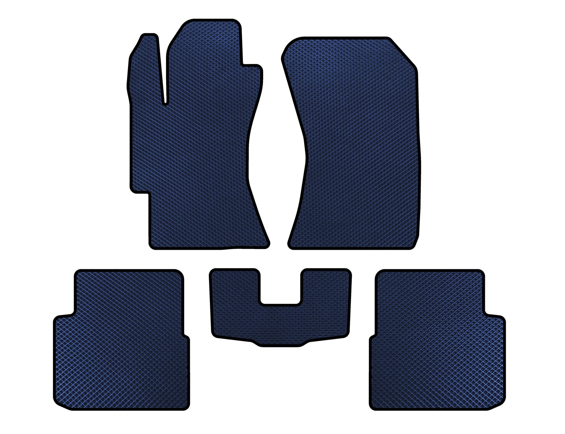 EVA Floor Mats (HB, Blue) for Subaru Impreza 2007-2011 - image 1