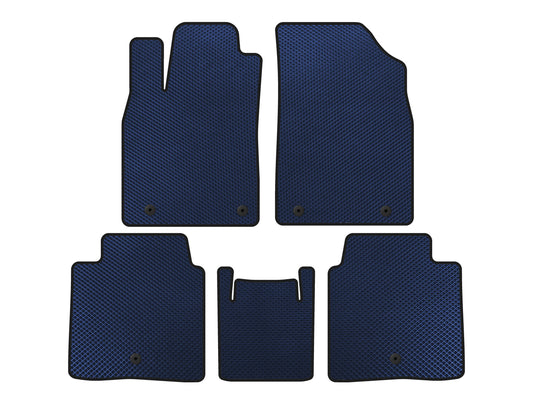 EVA Floor Mats (SD, Hybrid, Blue) for Lexus ES 2012-2018 - image 1