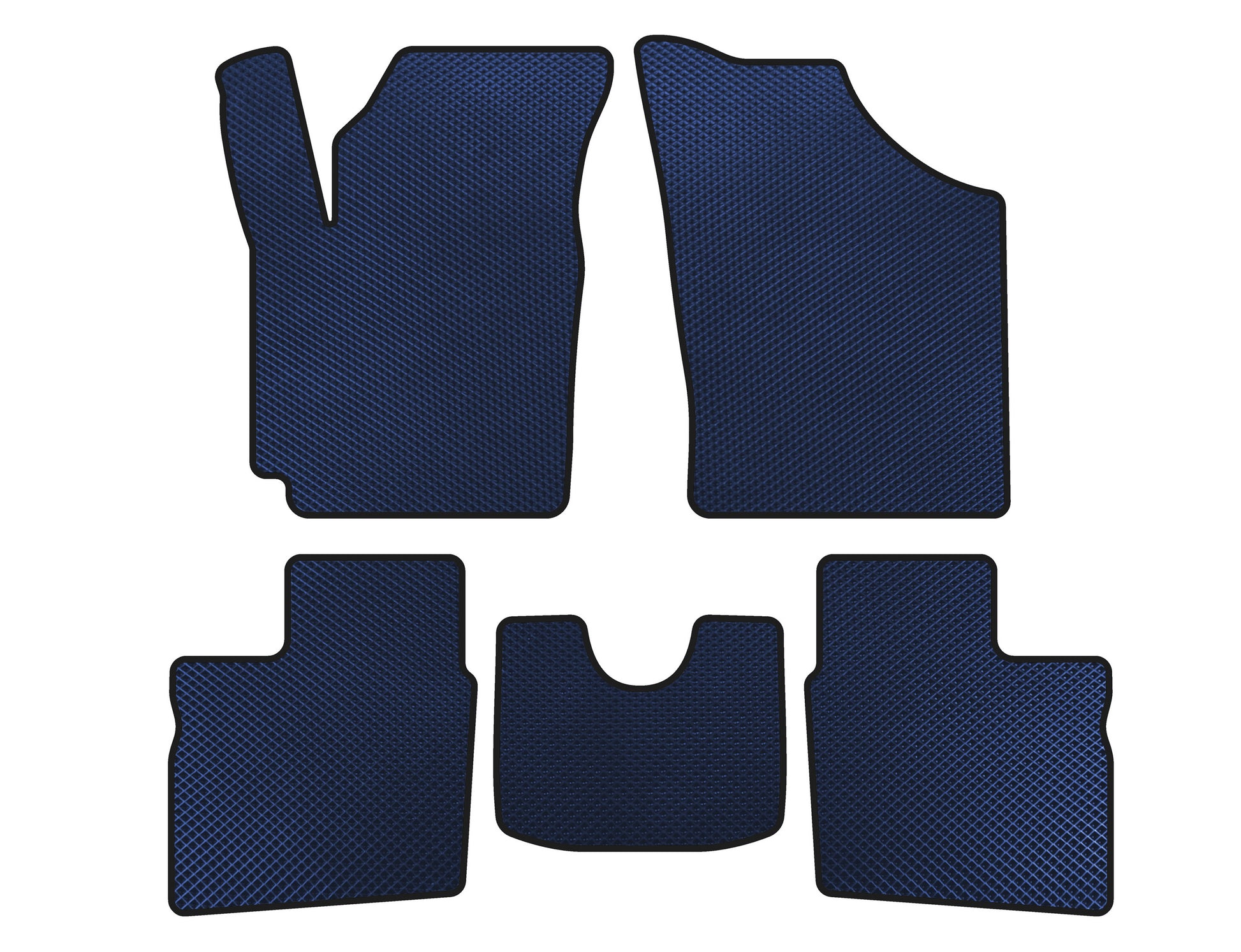 EVA floor mats (2005-2009, SD, Blue) for Geely CK-1 - image 1